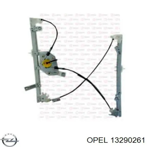 Склопідйомник передньої лівої двері 965872102 Opel