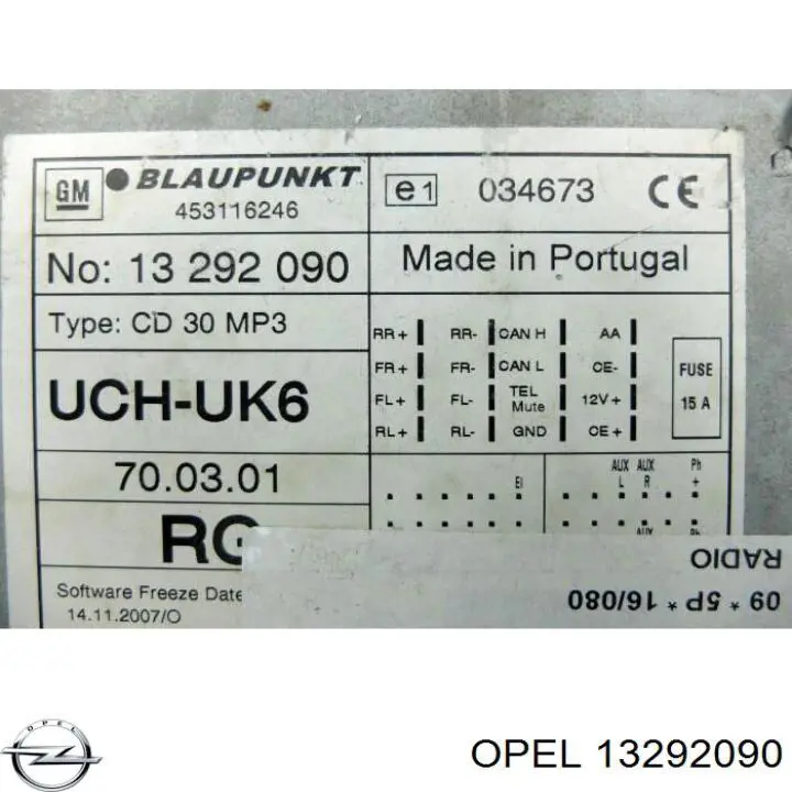 13292090 Opel 