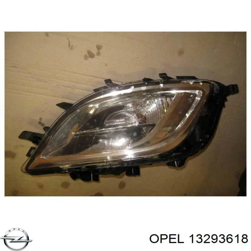 13293618 Opel Протитуманка ліва