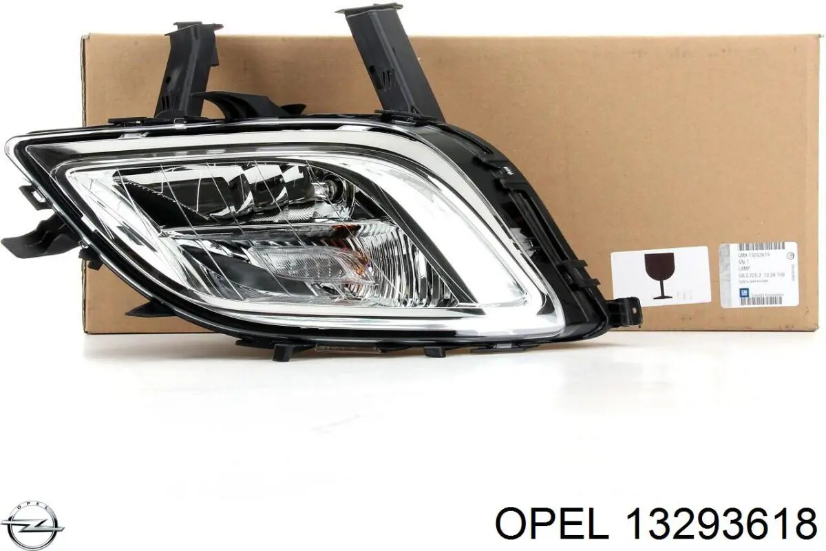 Туманка ліва Opel 13293618 ціна, від 51.01 USD