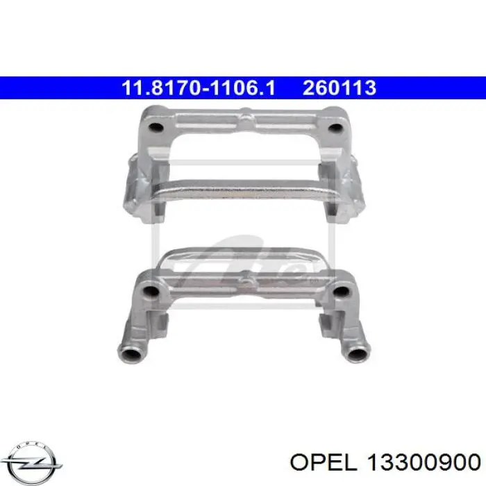 Скоба супорту заднього 13300900 Opel