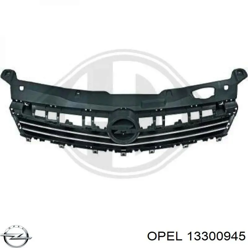 Облицювання радіатора Opel 13300945 ціна, від 340.81 USD