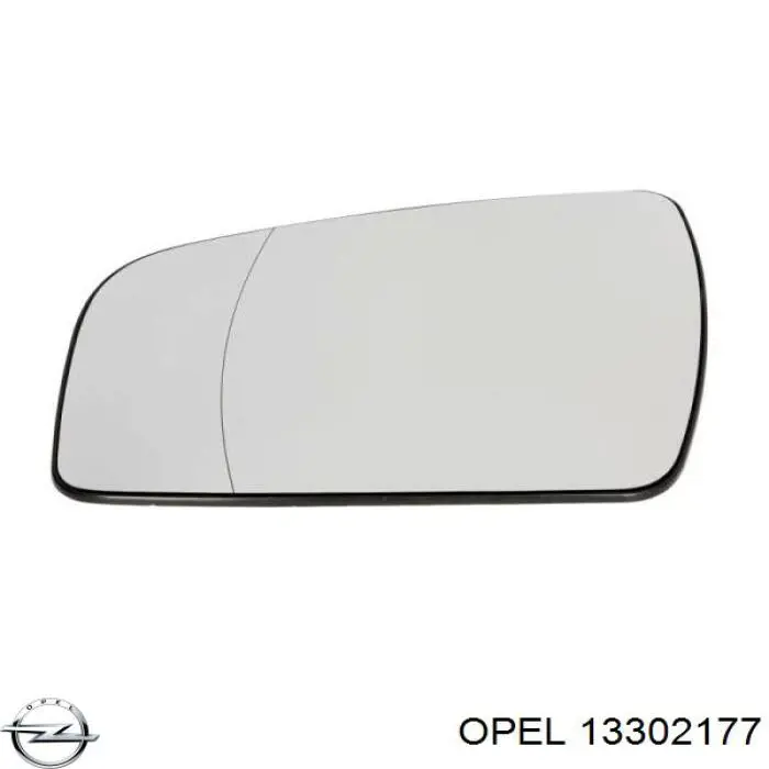 Зеркальный элемент левый OPEL 13302177