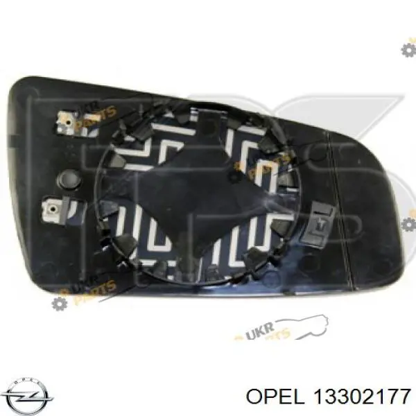 13302177 Opel Дзеркальний елемент лівий
