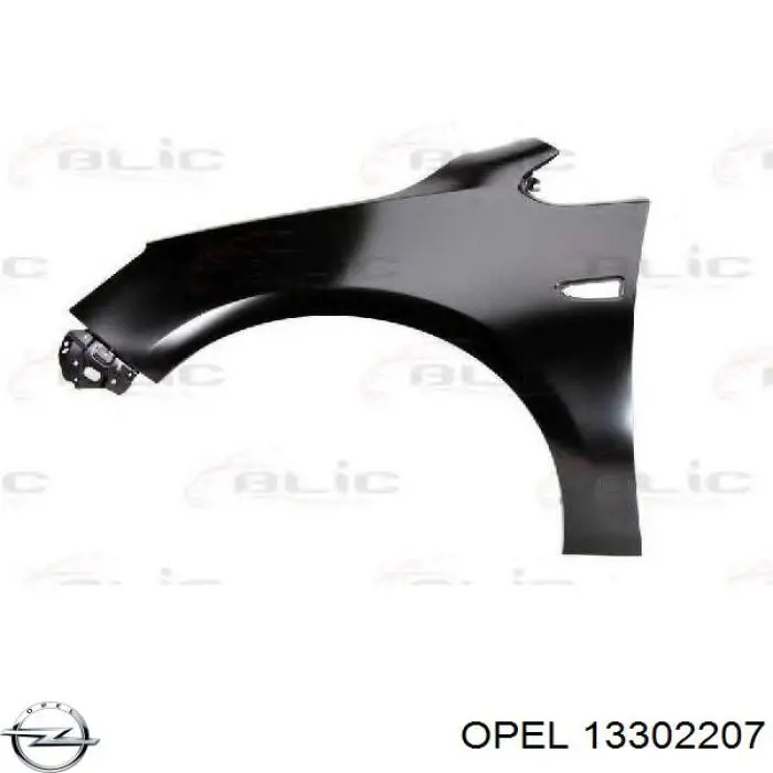 Ліве переднє крило Opel 13302207 ціна, від 38.28 USD