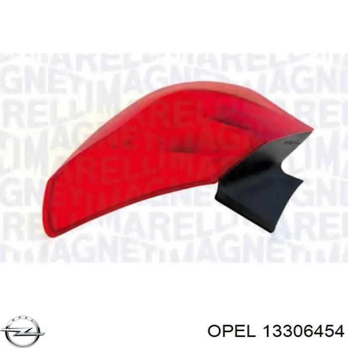 Ліхтар задній правий, зовнішній Opel 13306454 ціна, від 63.31 USD
