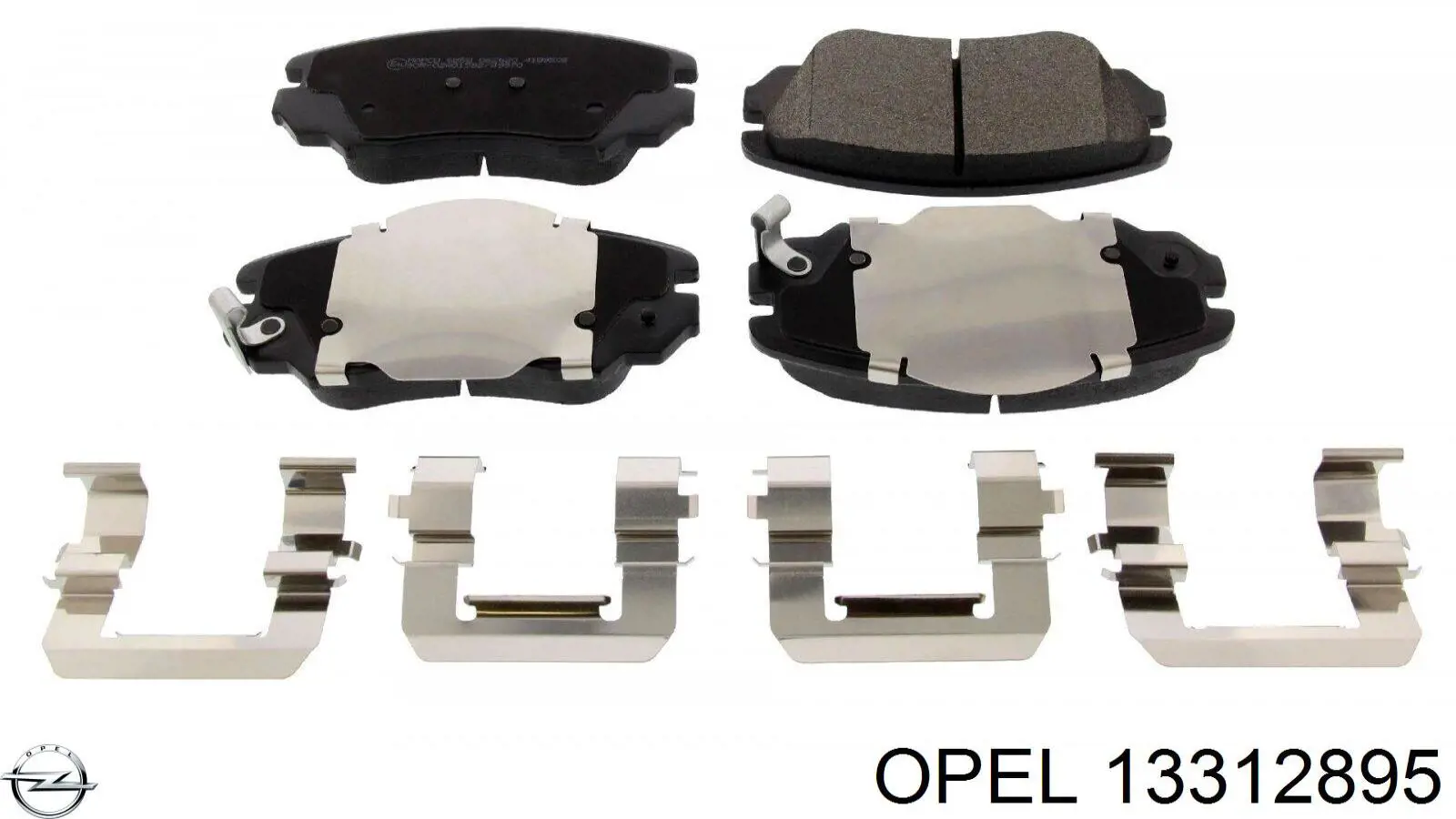 13312895 Opel колодки гальмівні передні, дискові