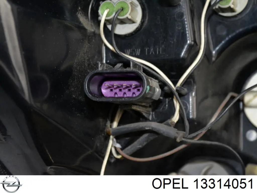Задня права фара 1222424 Opel