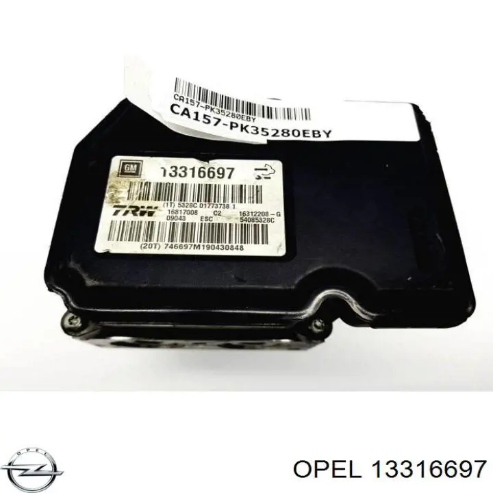 Купити 13316697 Opel Гідроблок АБС