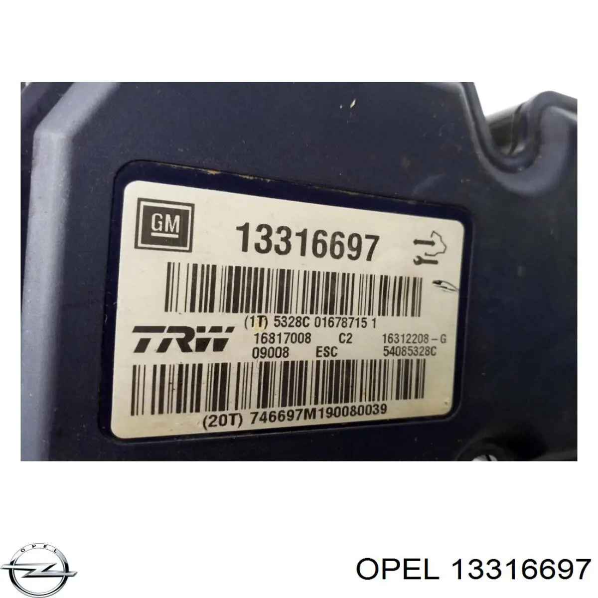 Купити 13316697 Opel Гідроблок АБС