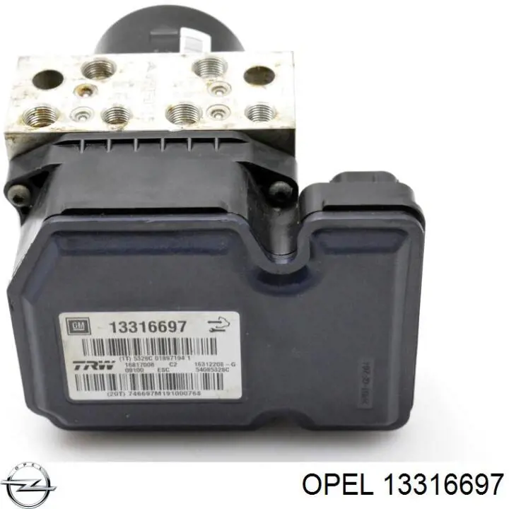 Блоки ABS Opel 13316697