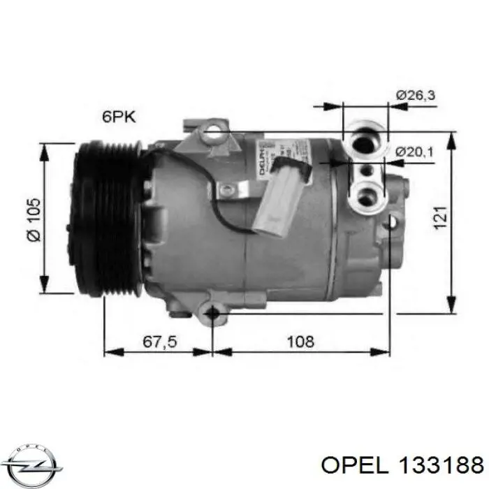 Замок задньої двері, лівої Opel 133188 ціна, від 43.42 USD