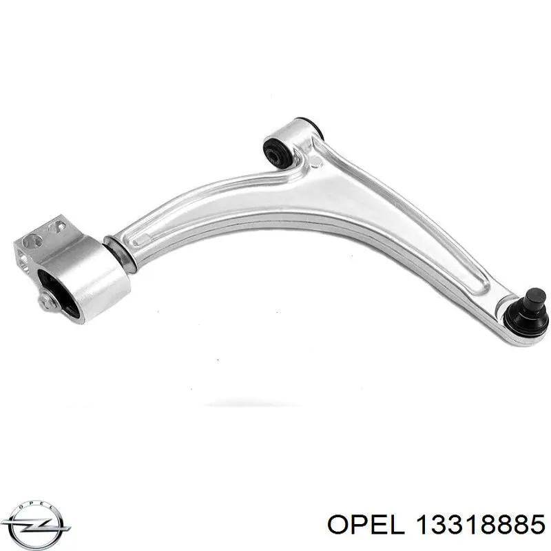 13318885 Opel Важіль передньої підвіски нижній, правий
