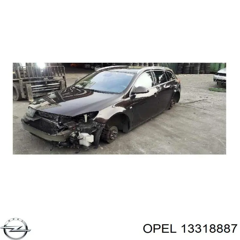 13318887 Opel Важіль передньої підвіски нижній, правий