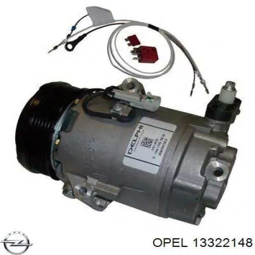 Компресор системи кондиціювання Opel 13322148 ціна, від 235.95 USD