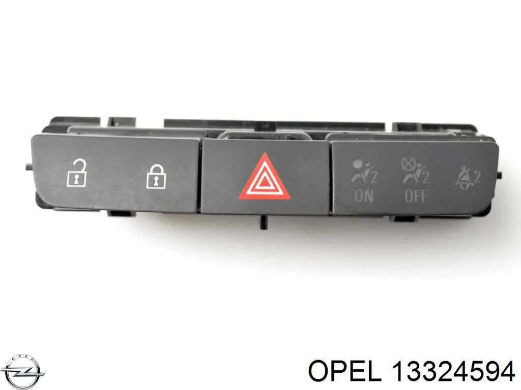 Кнопка включення аварійної сигналізації Opel 1240314 ціна, від 9.85 USD