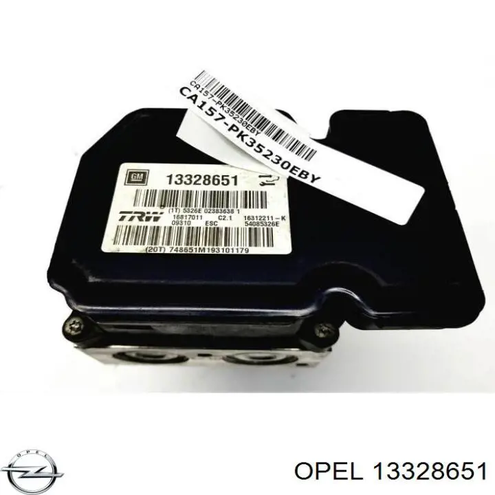 Блоки ABS Opel 13328651