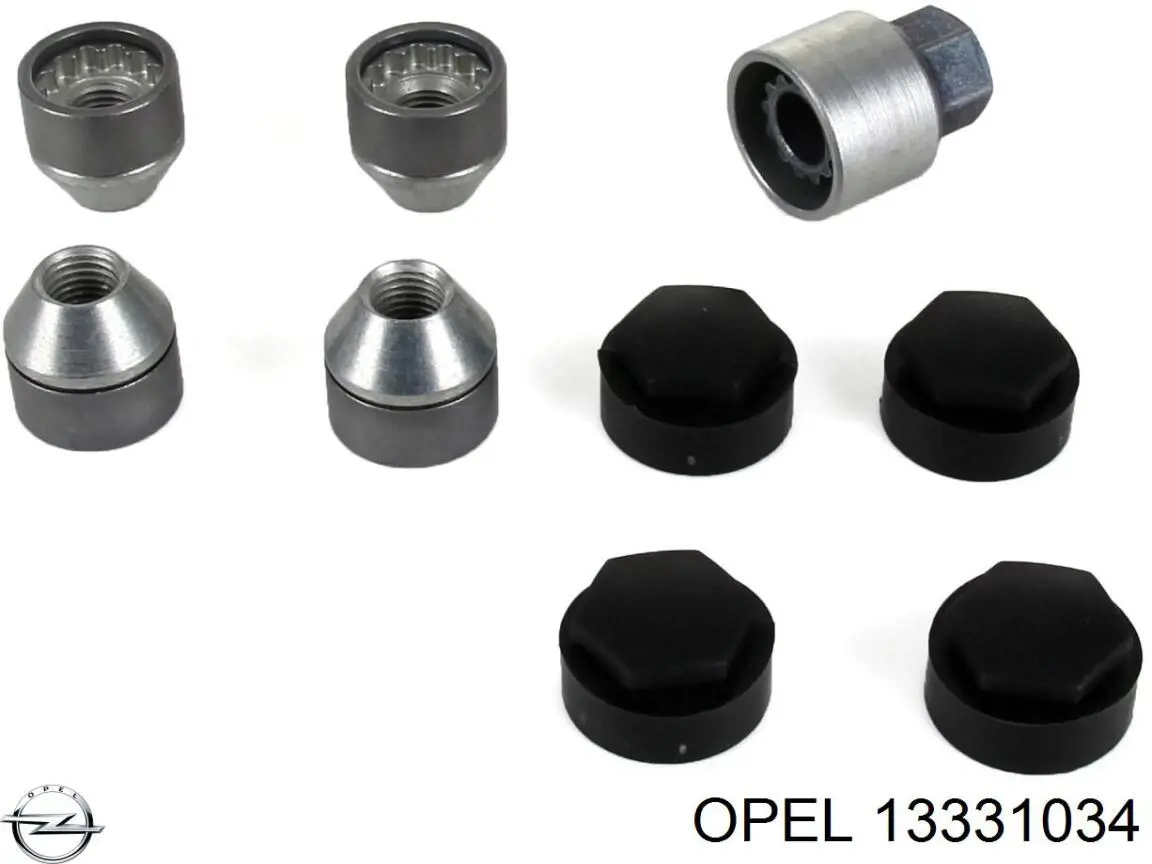 Колісні гайки 13331034 Opel