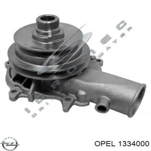 Водяний насос Opel 90009921
