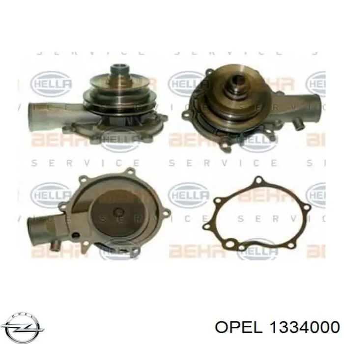 Купити 90009921 Opel Насос охолоджуючої рідини