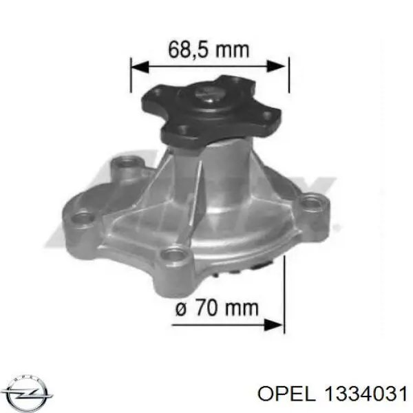 Помпа 1334031 Opel