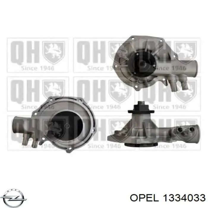 Купити 1334033 Opel Насос охолоджуючої рідини
