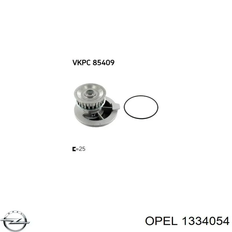 Купити 1334054 Opel Насос охолоджуючої рідини