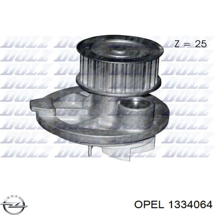 Водяний насос охолодження електричний додатковий Opel 1334064 ціна, від 57.03 USD