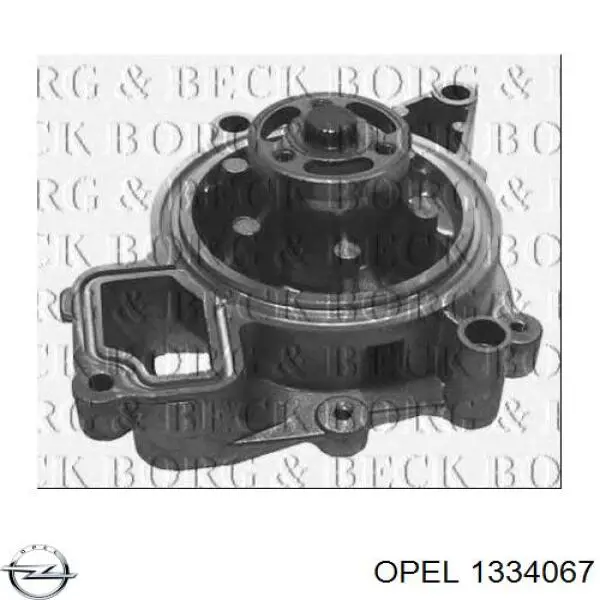 Помпа охолодження Opel 1334067 ціна, від 38.78 USD