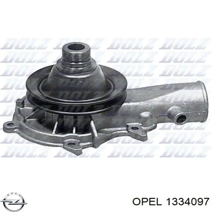 Помпа охолодження Opel 1334097 ціна, від 15.32 USD