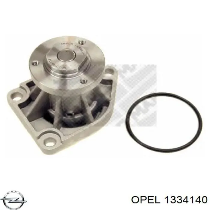 Помпа охолодження Opel 1334140 ціна, від 35.62 USD