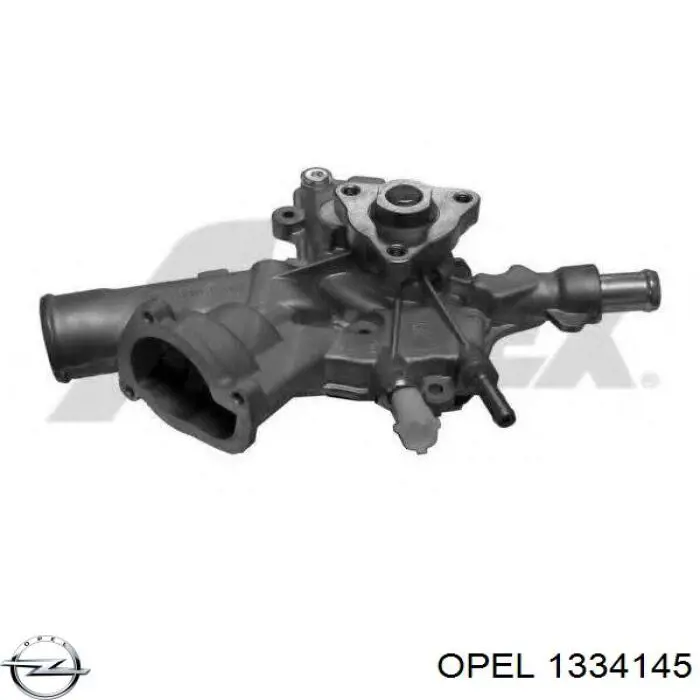 1334145 Opel помпа водяна, (насос охолодження)