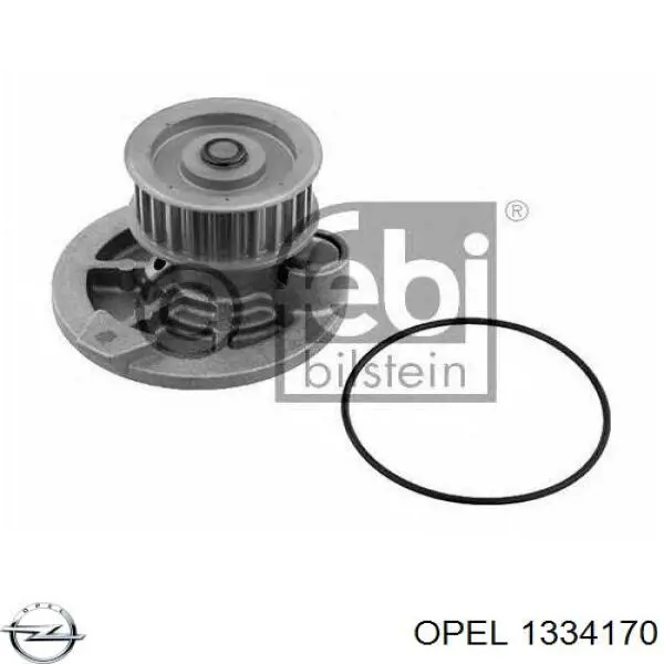 Помпа охолодження Opel 1334170 ціна, від 28.01 USD
