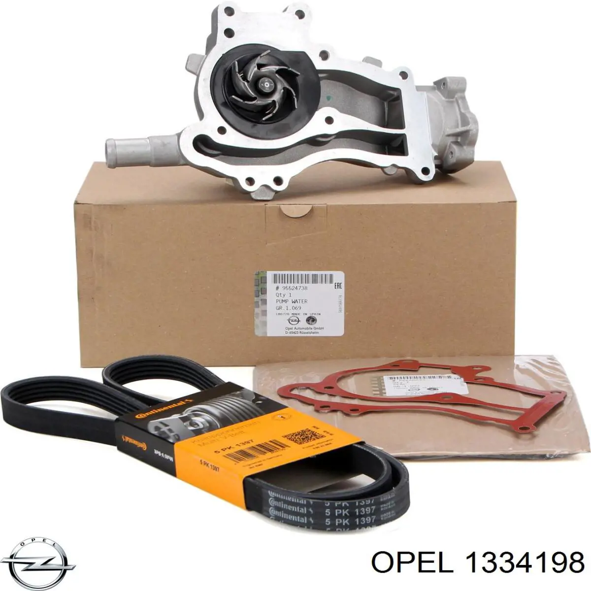 Помпа охолодження Opel 1334198 ціна, від 31.19 USD