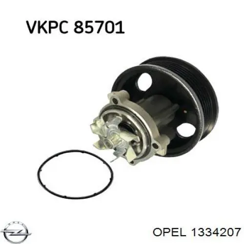Купити 1334207 Opel Насос охолоджуючої рідини