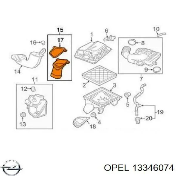  13346074 Opel