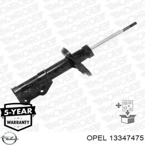 Амортизатор передньої підвіски, лівий Opel 13347475 ціна, від 104.08 USD