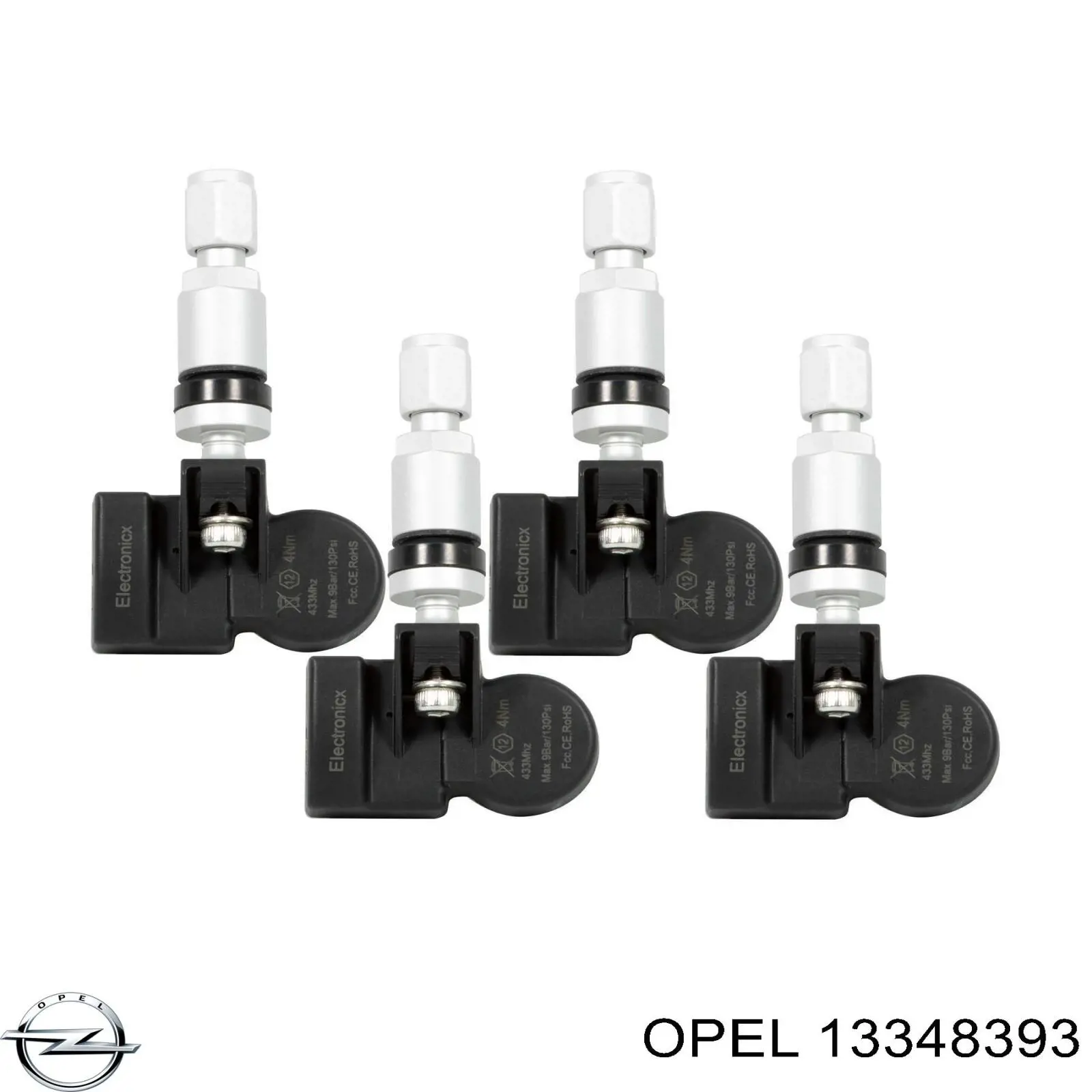 Датчик тиску в шинах 13348393 Opel