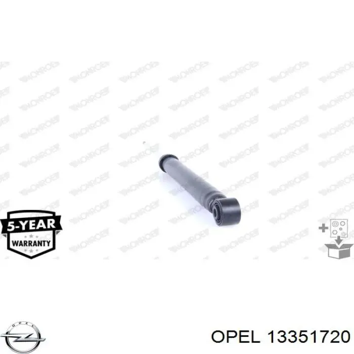 Амортизатор задній Opel 13351720 ціна, від 55.10 USD