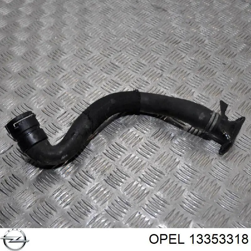 13353318 Opel шланг/патрубок радіатора охолодження, верхній