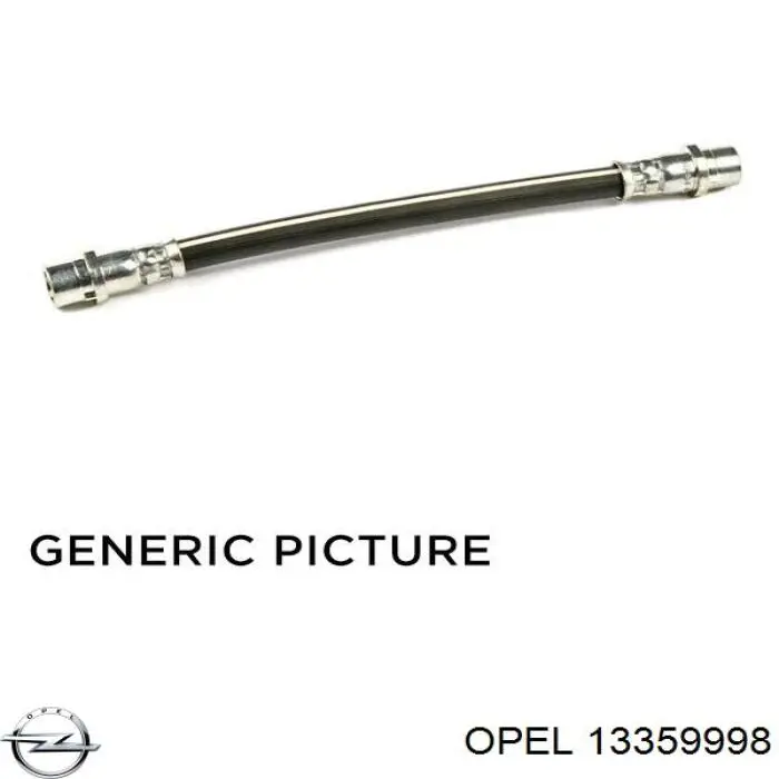 Шланг гальмівний задній, лівий Opel 13359998 ціна, від 8.87 USD