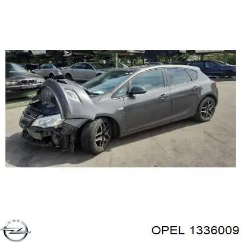 1336009 Opel фланець системи охолодження (трійник)
