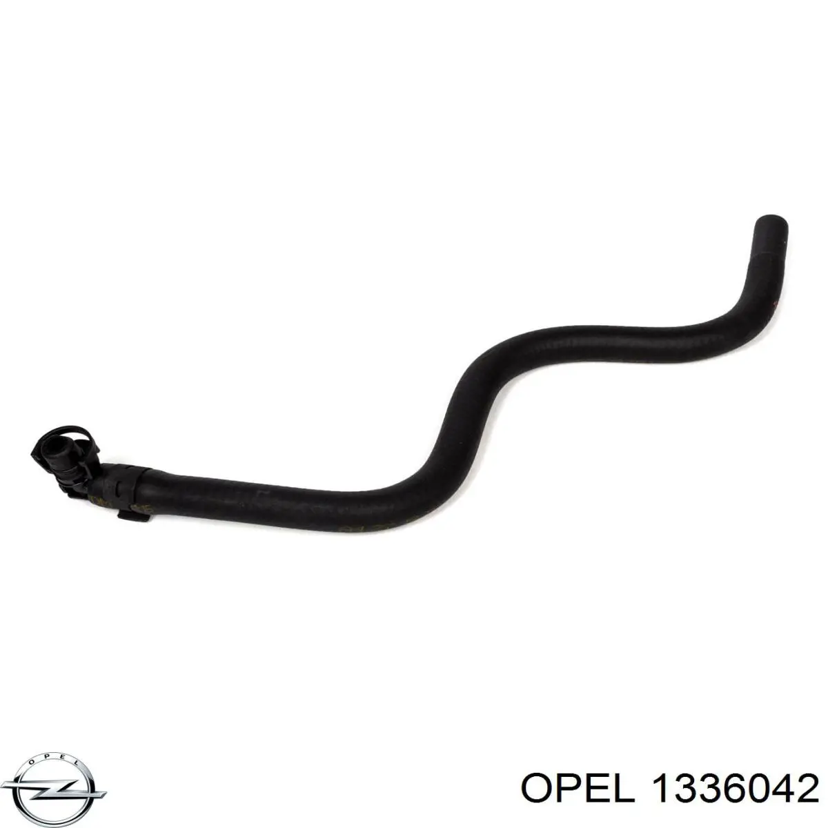 1336042 Opel Шланг розширювального бачка, нижній