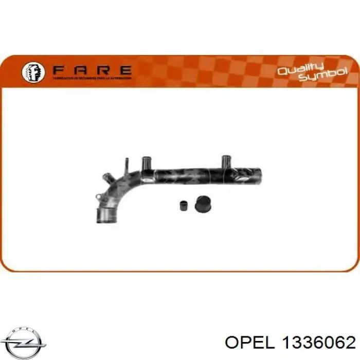 1336062 Opel шланг/патрубок системи охолодження