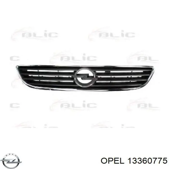 Решітка переднього бампера, права Opel 13360775 ціна, від 38.65 USD