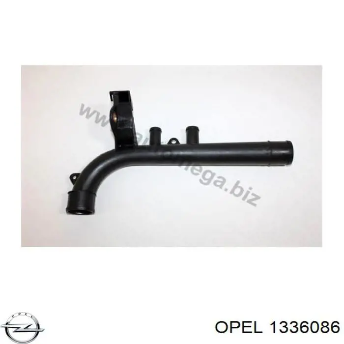 Купити 1336086 Opel Шланг/патрубок радіатора охолодження, нижній