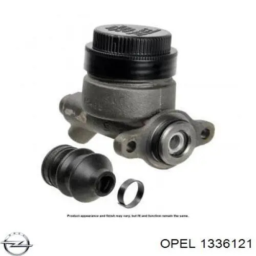 1336121 Opel Шланг/патрубок радіатора охолодження, нижній