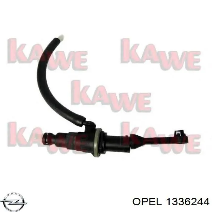 1336244 Opel Шланг/патрубок радіатора охолодження, нижній