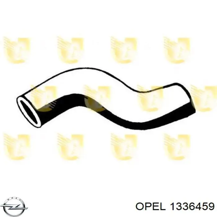 Шланг/патрубок водяного насосу, приймальний 1336459 Opel