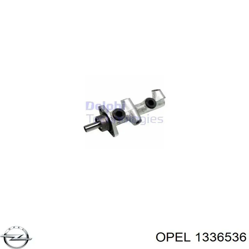 1336536 Opel шланг/патрубок радіатора охолодження, верхній